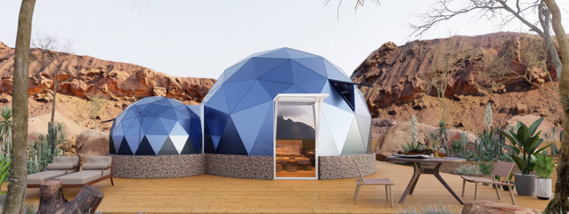 兰考县球形智能光伏玻璃星空房